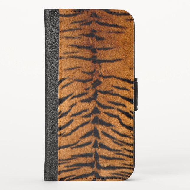 Tiger Skin Print Wallet Case (Front)