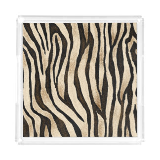 Tiger Skin Seamless Texture Acrylic Tray