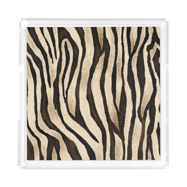 Tiger Skin Seamless Texture Acrylic Tray (Front)