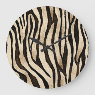 Tiger Skin Seamless Texture Large Clock
