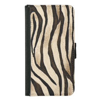 Tiger Skin Seamless Texture Samsung Galaxy S5 Wallet Case