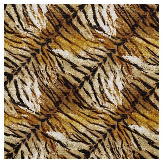 Tiger skin, stylish, tiger, striped, animal print, fabric (Swatch)