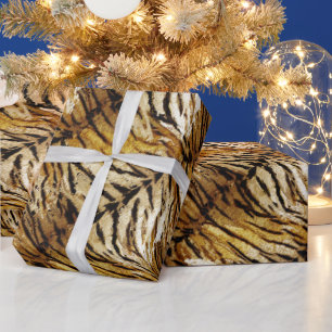 Tiger skin, stylish, tiger, striped, animal print, wrapping paper