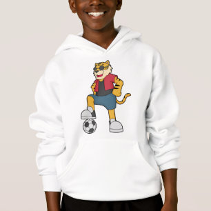 Tiger Soccer player Soccer Hoodie