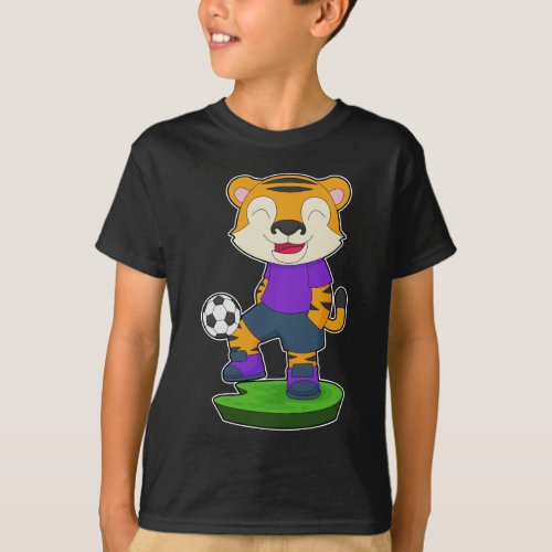 Tiger Soccer player Soccer T_Shirt