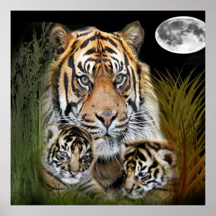 Tiger species poster