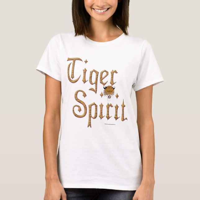 Tiger Spirit17 Ladies Crop Top (Front)