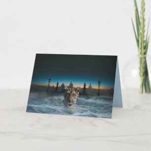 tiger spirit greeting card