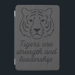 Tiger Spirit: Strength and Leadership iPad Mini Cover<br><div class="desc">A bold tiger design representing strength and leadership—perfect for those who lead with courage.</div>