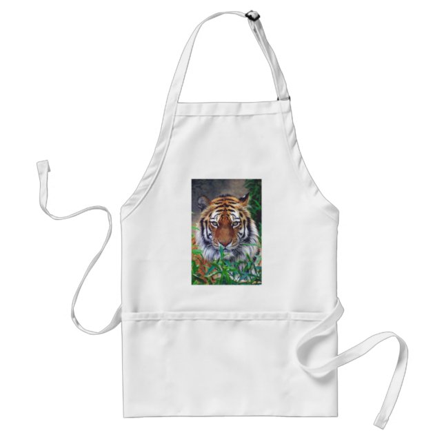 Tiger Stare Adult Apron (Front)