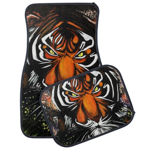 Tiger Stare    Car Floor Mat