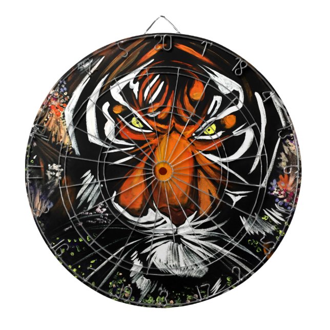 Tiger Stare  Dart Board (Front)