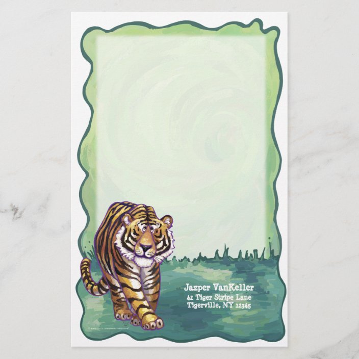 Tiger Stationery | Zazzle.com