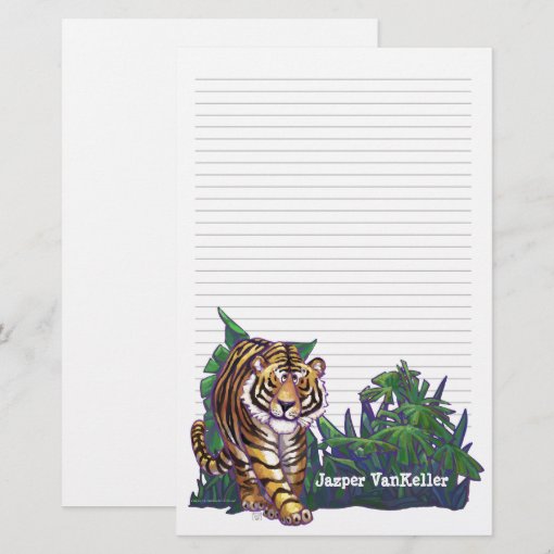 Tiger Stationery | Zazzle