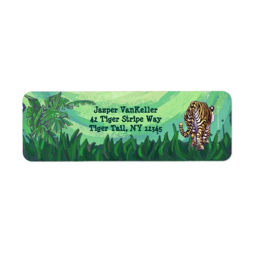 Tiger Stationery Label