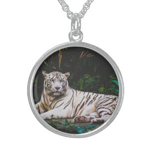 Tiger Sterling Silver Necklace
