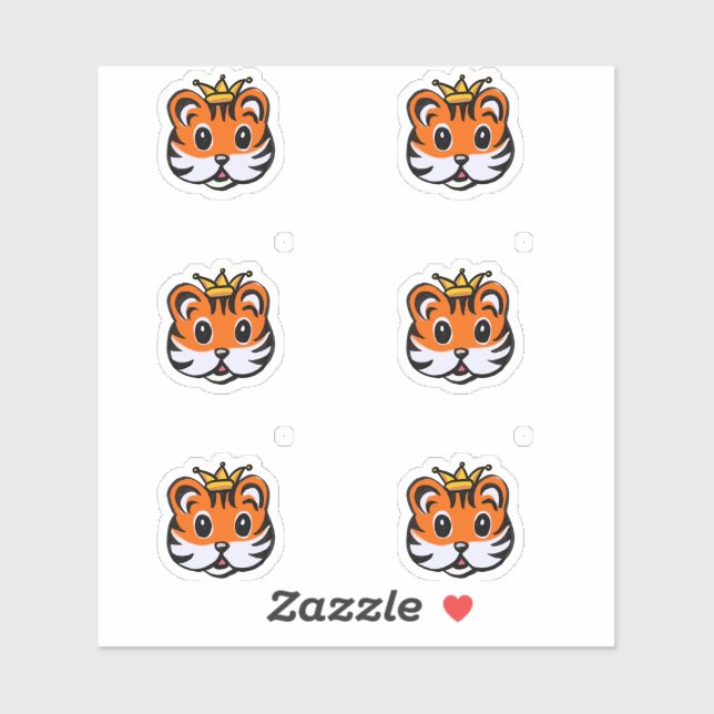 Tiger Stickers (Sheet)