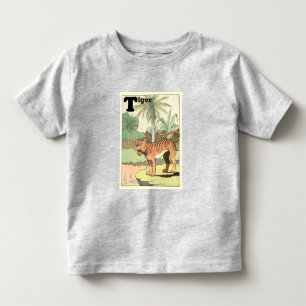 Tiger Storybook Illustrated Toddler T-shirt