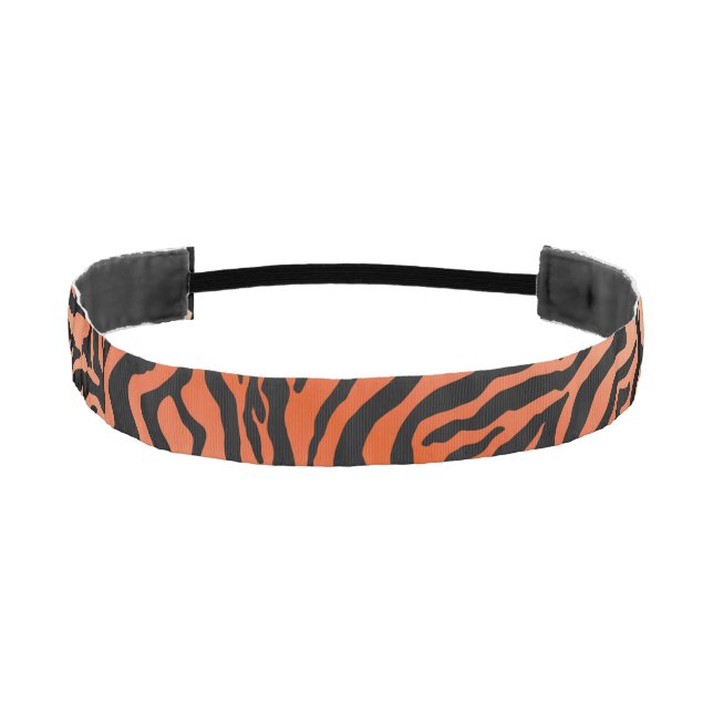 Tiger stripe athletic headband (Front)