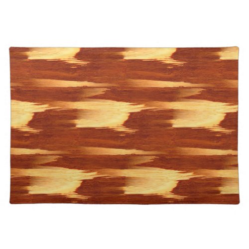 Tiger Stripe Bamboo Wood Grain Look Cloth Placemat