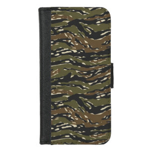 Tiger Stripe Camouflage Pattern iPhone 8/7 Wallet Case