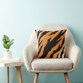 Tiger Stripe design on throw cushion