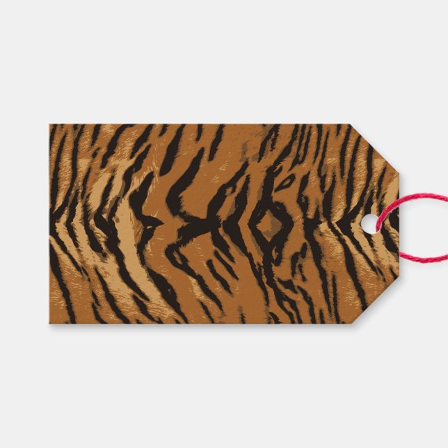 Tiger Stripe For-Any-Gift Gift Tag (Front (Horizontal))