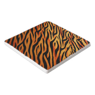 Tiger Stripe Fur Pattern Trivet