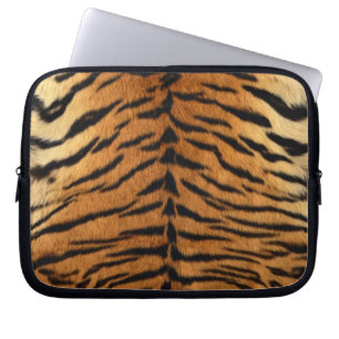 Tiger Stripe Fur Print Laptop Sleeve