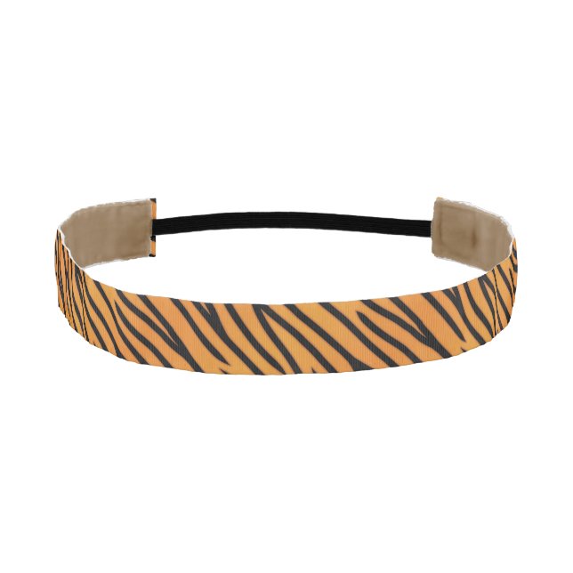 Tiger Stripe Pattern Athletic Headband (Front)