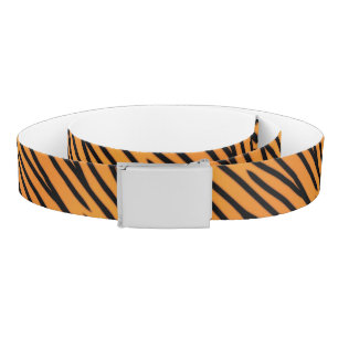 Tiger Stripe Pattern Belt