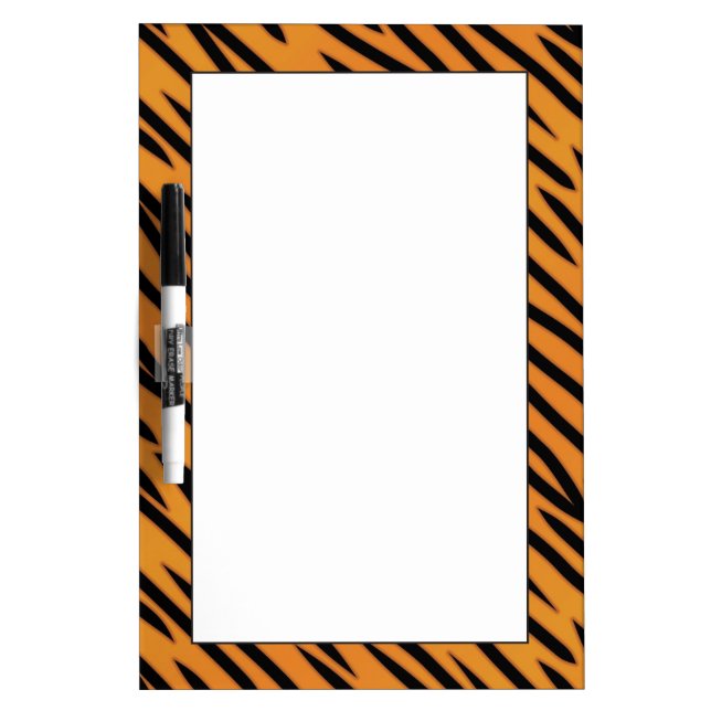 Tiger Stripe Pattern Dry Erase Board (Front)