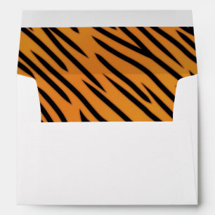 Tiger Stripe Pattern Envelope