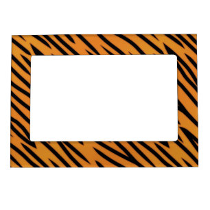 Tiger Stripe Pattern Magnetic Photo Frame