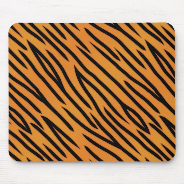 Tiger Stripe Pattern Mouse Pad (Front)