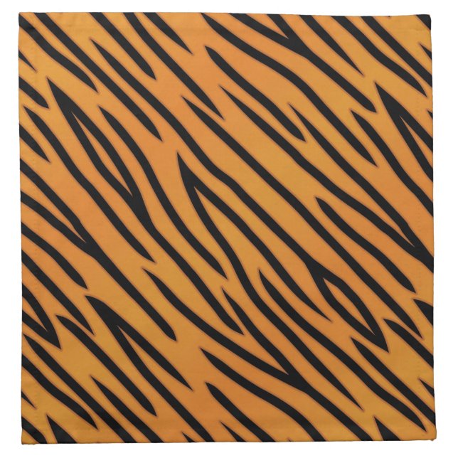Tiger Stripe Pattern Napkin (Front)