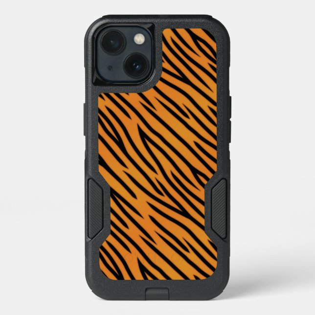 Tiger Stripe Pattern Otterbox iPhone Case (Back)