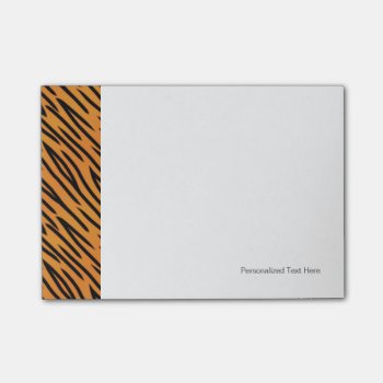 Tiger Stripe Pattern Post-it Notes by trendzilla at Zazzle