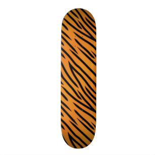 Tiger Stripe Pattern Skateboard Deck