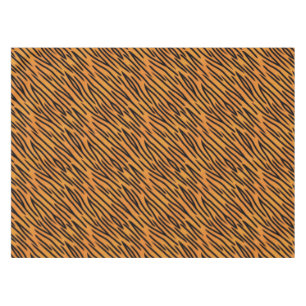 Tiger Stripe Pattern Tablecloth