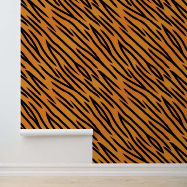 Tiger Stripe Pattern Wallpaper (Application)