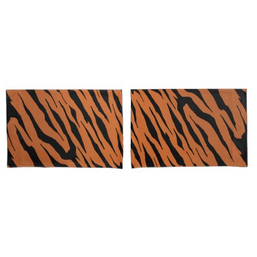 Tiger Stripe Pillow Cases Pair