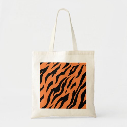 Tiger Stripe Printed Tote Bag
