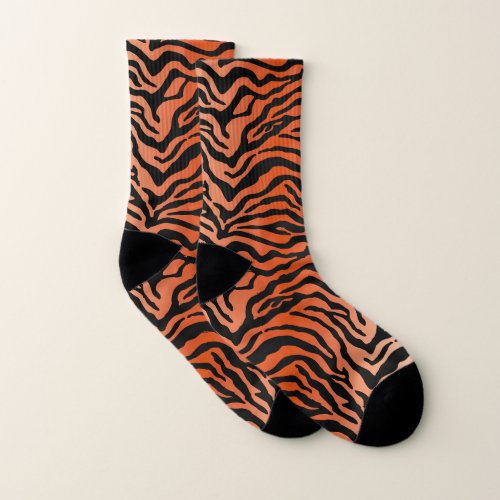 Tiger stripe socks