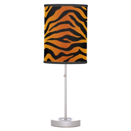 Tiger stripe table lamp