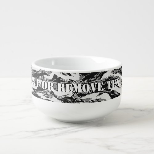 Tiger Stripe Urban Camouflage Soup Mug