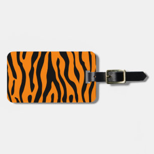 Tiger Striped luggage tag - calling all tigers!