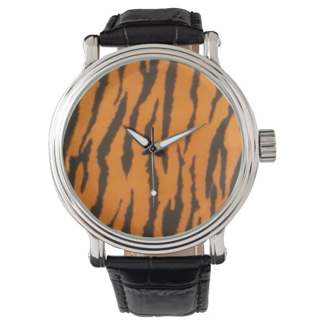 Tiger Striped Pattern Watch (Front)