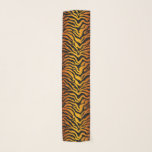Tiger striped print scarf<br><div class="desc">Animal prints are fashionable. Stylize your wardrobe with this classic orange and black tiger stripe print.</div>