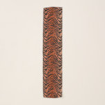Tiger striped print scarf<br><div class="desc">Animal prints are fashionable. Stylize your wardrobe with this classic orange and black tiger stripe print.</div>
